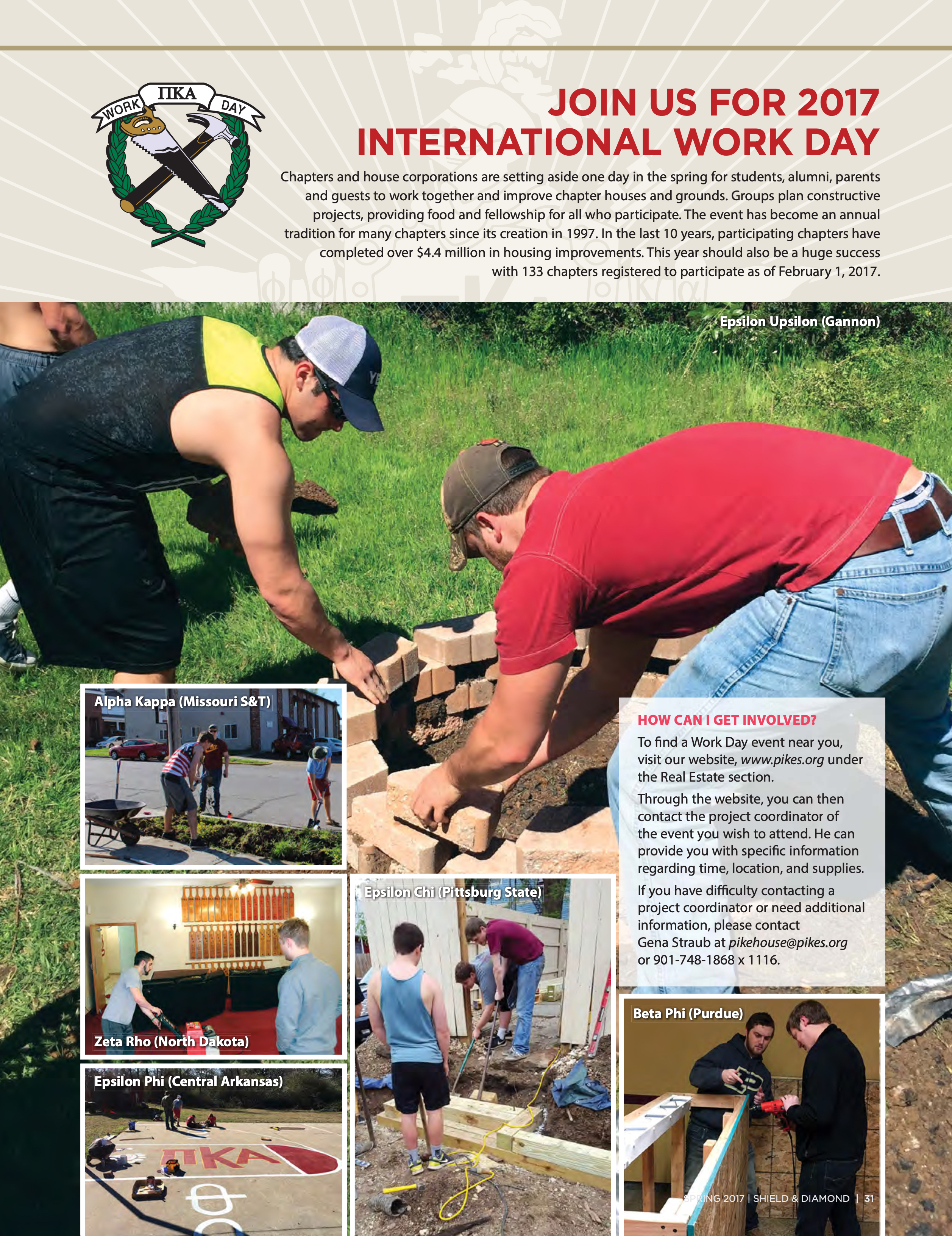 Join Us for 2017 International Work Day, Spring 2017